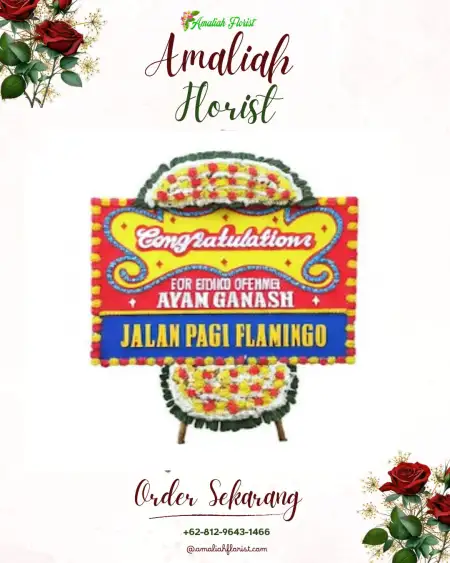 Sewa Papan Bunga Dano